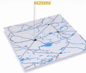 3d view of Rēzekne