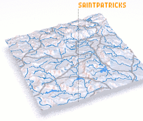 3d view of Saint Patrickʼs