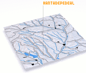 3d view of Hanţa de pe Deal