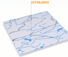 3d view of Sotkajärvi