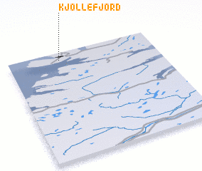 3d view of Kjøllefjord