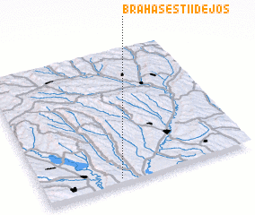 3d view of Brăhăşeştii de Jos