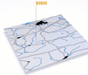 3d view of Borki