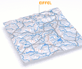 3d view of Eiffel