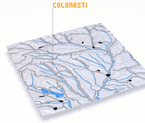 3d view of Coloneşti