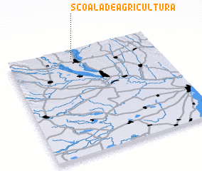 3d view of Şcoala de Agricultură