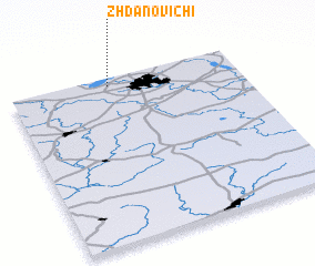 3d view of Zhdanovichi