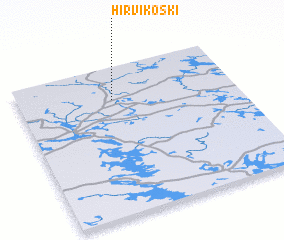 3d view of Hirvikoski