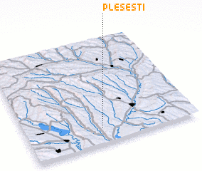 3d view of Pleşeşti