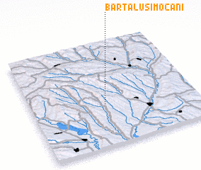 3d view of Bărtăluşi-Mocani