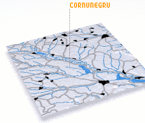 3d view of Cornu Negru