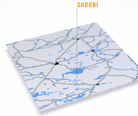 3d view of Škrebi