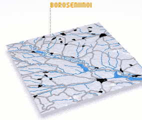 3d view of Borosenii Noi