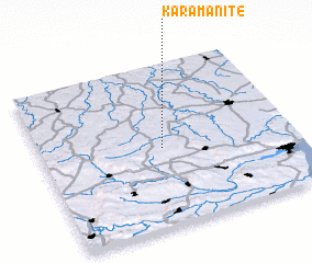 3d view of Karamanite