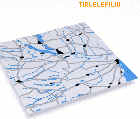 3d view of Tîrlele Filiu