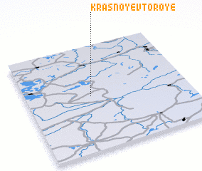 3d view of Krasnoye Vtoroye