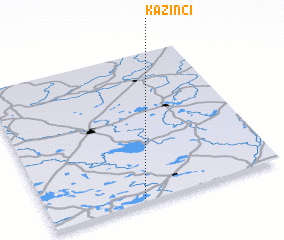 3d view of Kazinči