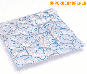 3d view of Upper Mcambalala