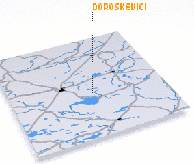 3d view of Doroškeviči