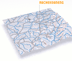 3d view of Machekoaneng