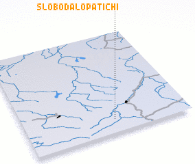 3d view of Sloboda Lopatichi