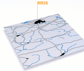 3d view of Minsk