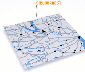 3d view of Cîrlomăneşti
