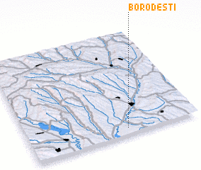 3d view of Borodeşti