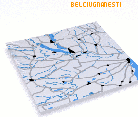 3d view of Belciug-Năneşti