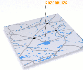 3d view of Rozenmuiža