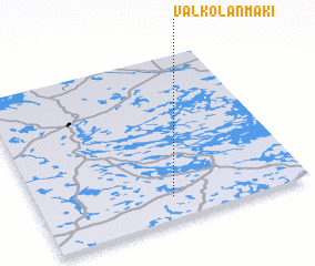 3d view of Valkolanmäki