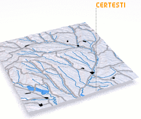 3d view of Cerţeşti