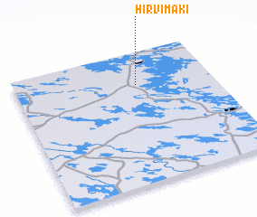 3d view of Hirvimäki