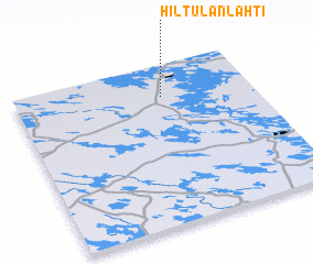 3d view of Hiltulanlahti