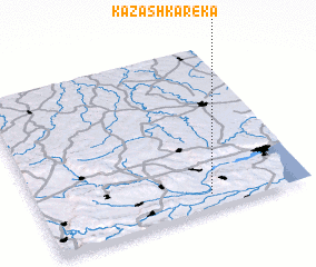 3d view of Kazashka Reka