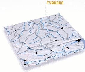 3d view of Tyanovo