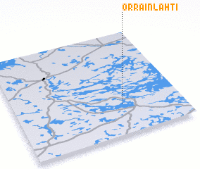 3d view of Orrainlahti