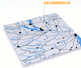 3d view of Valea Mărului