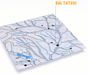 3d view of Băltăţeni