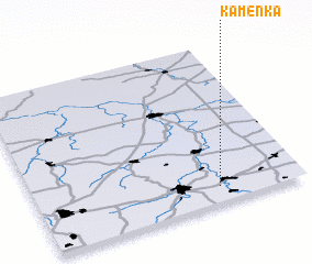 3d view of Kamenka