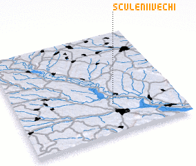3d view of Sculenii Vechi