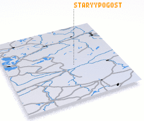 3d view of Staryy Pogost