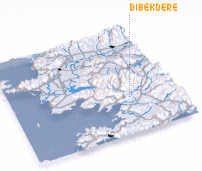 3d view of Dibekdere