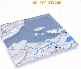 3d view of Gökçesuçırpan