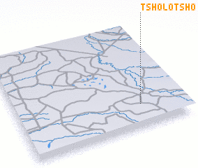 3d view of Tsholotsho