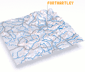 3d view of Fort Hartley