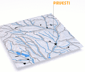 3d view of Pîrveşti