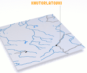 3d view of Khutor Latovki