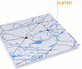 3d view of Platači