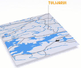 3d view of Tulijärvi